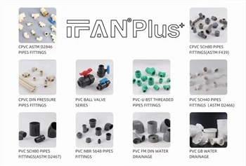 IFANPlus CPVC, UPVC cső és szerelvény különféle típusú, teljes méretű